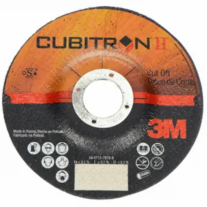 3M 61500300498 Ceramic Depressed Center Wheels, 4 1/2 Inch, 7/8 Inch Arbor Hole Size | CF2NBL 38XK21