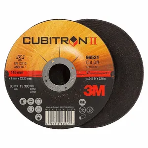 3M 66531 Ceramic Depressed Center Wheels, 4 1/2 Inch, 7/8 Inch Arbor Hole Size | CF2NBK 22PA31