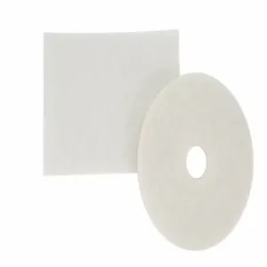 3M 4100 Buffing/Cleaning Pad 15 Inch White, 5 Pk | AD2TKP 3U085