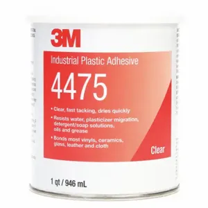 3M 4475 Clear Plastic Adhesive, 5 Oz, Tube, General Purpose | CF2MTJ 3XH51