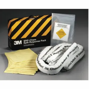 3M SRP-CHEM Spill Kit/Station, Box, Chemical, Hazmat, 3.5 Gallon | CE9FXN 39CD67