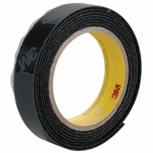 3M SJ3571 Loop Type Reclosable Fastener With Acrylic Adhesive, Black, 5/8 Inch x 150 Feet, 4 Pk | CE9YAT 29WR58