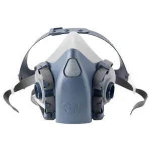 3M 7501 Half Mask Respirator, Cartridges Included No, Facepiece Material Silicone | CF2BEB 3PB39