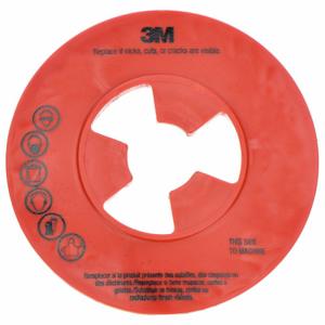 3M 80516 Disc Pad Ribbed Face Plate 7 Inch Diameter, 10 Pk | AB9JKB 2DJF9