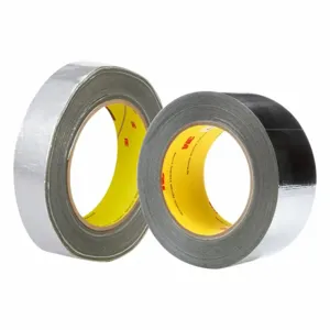 3M 363 Aluminium Glass Foil Tape, Silicone, 7.3 mil Thick, 2 Inch X 37 Yard, Silver, 24 Pk | CF2TPV 29WR93