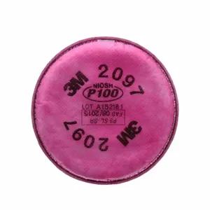 3M 70070710945 Particulate Filter 2097/07184/P100, PK 2 | CP4PZJ 646U04