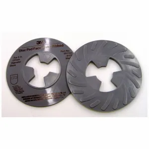 3M 81734 Disc Pad Ribbed Face Plate 5 Inch Diameter, 10 Pk | AB9JNF 2DKL2