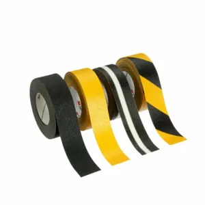 3M 610-3/4X60 Solid Black Anti-Slip Tape, 3/4 Inch x 60.0 Feet, 60 Grit Aluminium Oxide | CE9FZK 21YT71