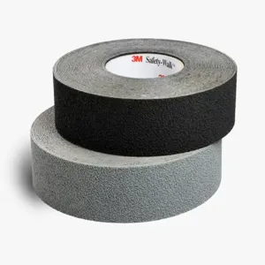 3M 370-1X60 Solid Gray Anti-Slip Tape, 1 Inch x 60.0 Feet, Proprietary Grit Non-Mineral | CE9FYU 21YT67