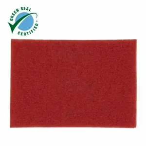 3M 5100-20x14 Buffing Pad 20 Inch x 14 Inch Red, 10 Pk | AE8NXL 6ENG3