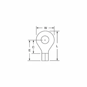 3M MU10-14RHTK Ring Terminal, Bare, 12 to 10 AWG, 500 Pk | AC2FNW 2JMH6