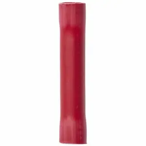 3M BSV18Q Butt Splice Connector 22-18 Awg Red, 25 Pk | AF7QQB 22FX39