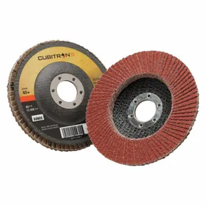 3M 967A Flap Disc, Ceramic, 4 1/2 Inch Disc Diameter, 40 Abrasive Grit | CF2DQB 30CP27