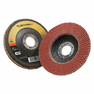 3M 967A Flap Disc, Ceramic, 4 1/2 Inch Disc Diameter, 80 Abrasive Grit | CF2DPF 30CP29