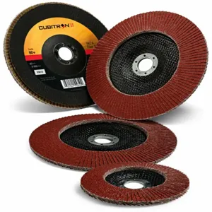 3M 967A Flap Disc, Ceramic, 4 1/2 Inch Disc Diameter, 80 Abrasive Grit | CF2DPJ 32UL79