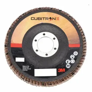 3M 967A Flap Disc, Ceramic, 4 1/2 Inch Disc Diameter, 60 Abrasive Grit | CF2DPU 30CP40