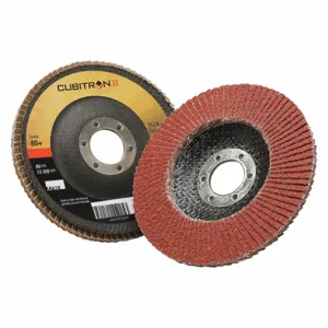 3M 967A Flap Disc, Ceramic, 4 1/2 Inch Disc Diameter, 80 Abrasive Grit | CF2DPH 30CP41