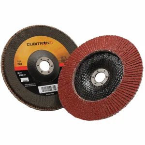 3M 967A Flap Disc, Ceramic Grain, 7 Inch Disc Diameter, 80 Abrasive Grit | CF2DQP 448C61