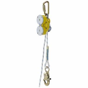 3M 3325100 Rescue And Descent Device, Lower, Carabiner, Snap Hook, 100 ft Max Working Length, Yellow | CN7TVZ 61DG90