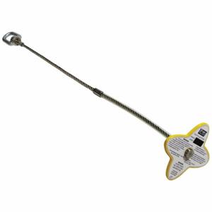 3M 2104818 Drop-Thru Anchor, Swivel D-Ring, Fixed Beam Clamp, 4 1/2 Inch Dp, 72 Inch Lg, Steel | CN7WFT 61DG30