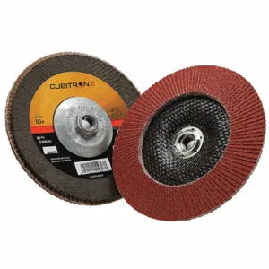 3M 967A Flap Disc, Ceramic Grain, 7 Inch Disc Diameter, 60 Abrasive Grit | CF2DRD 448C58