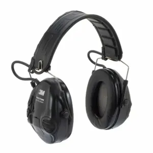 3M 93407 Two Ear Over the Head Tactical Headset, 20 dB Noise Reduction Rating, Black | CE9CVR 45JU99