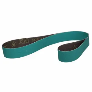 3M 577F Sanding Belt, 72 Inch Length, 2 Inch Width, Zirconia Alumina, 80 Grit, Medium | CE9KPU 20RU66