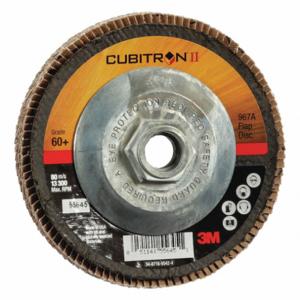 3M 967A Flap Disc, Ceramic Grain, 4 1/2 Inch Disc Diameter, 60 Abrasive Grit | CF2DUX 448C66