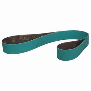 3M 577F Sanding Belt, 48 Inch Length, 2 Inch Width, Alumina Zirconia, 60 Grit, Medium | CE9KRZ 52WN60