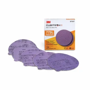 3M 7010363665 Psa Sanding Disc, 5 Inch Dia, Non-Vacuum, Ceramic, 220/80 Grit, 3 Mil Wt Film | CN7VQA 448F26