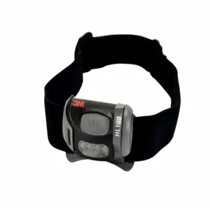 3M HL100 LED Headlamp, Plastic, Maximum Lumens Output 70, Black | CE9YLR 52WZ16