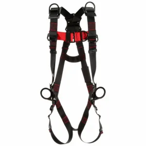 3M 1161514 Vest-Style Positioning/Climbing/Retrieval Harness, Mating/Mating, M/L, Steel | CN7WNC 470X17