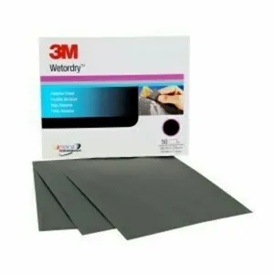 3M 02023 Sanding Sheet 9 x 5-1/2 Inch 1500 G Sc, 250 Pk | AB9WRK 2FWY3