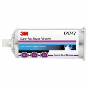 3M 04747 Urethane Adhesive, Dual-Cartridge, 50 Cc, Clear | CE9CTY 2KVB5