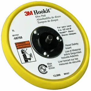 3M 20352 Low Profile Hook-and-Loop Disc Backup Pad, 5 Inch Dia x 3/8 Inch T | CN7UBA 20RV87