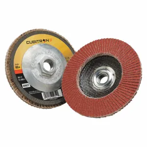 3M 967A Flap Disc, Ceramic, 4 1/2 Inch Disc Diameter, 60 Abrasive Grit | CF2DPT 30CP37