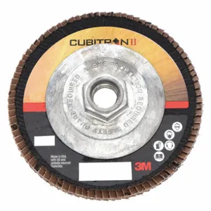 3M 967A Flap Disc, Ceramic, 4 1/2 Inch Disc Diameter, 80 Abrasive Grit | CF2DPE 30CP26