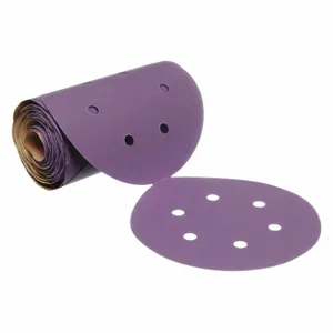 3M 775L Sanding Disc Roll, Coated, 6 Hole, 6 Inch Disc Diameter, 220 Abrasive Grit | CE9KMZ 448A49