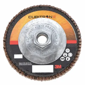 3M 967A Flap Disc, Ceramic, 4 1/2 Inch Disc Diameter, 40 Abrasive Grit | CF2DQA 30CP24