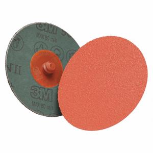 3M 987C Quick Change Disc, Coated, TR Roll-On/Off Disc Attachment System, 50 Pk | CE9RFG 38XK26