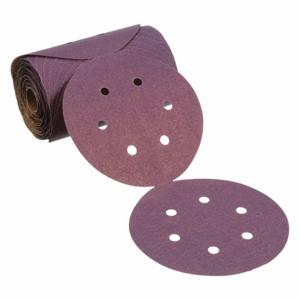 3M 732U Sanding Disc Roll, Coated, 6 Hole, 5 Inch Disc Diameter, 220 Abrasive Grit | CE9KNH 448A46