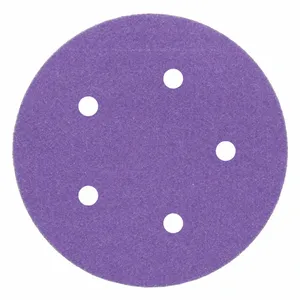 3M 732U Hook and Loop Sanding Disc, Coated, Non-Vacuum, 5 Inch Disc Diameter | CF2ADF 448A19