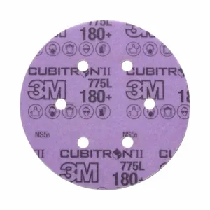 3M 775L Coarse, Ceramic, Coated, PSA Sanding Disc, 6 Inch, 80 Abrasive Grit, 6 Hole, 50 Pk | CF2MND 35HV93