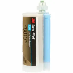 3M DP8810NS Acrylic Adhesive, Dp8810Ns, Ambient Cured, 45 Ml, Dual-Cartridge, Black | CN7TPD 355RT0