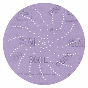 3M 360L Hook and Loop Sanding Disc, Coated, Non-Vacuum, 6 Inch Disc Diameter, 100 Pk | CF2ACR 48XA48