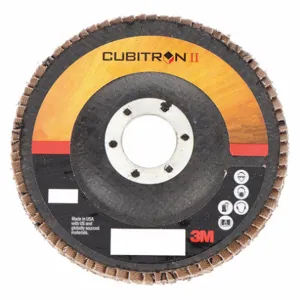 3M 967A Flap Disc, Ceramic, 4 1/2 Inch Disc Diameter, 40 Abrasive Grit | CF2DQH 38XK23