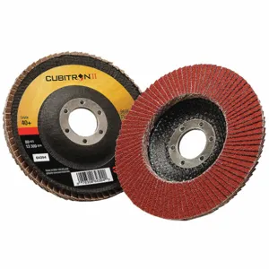 3M 969F Flap Disc, Ceramic Grain, 5 Inch Disc Diameter, 40 Abrasive Grit | CF2DUC 448F14