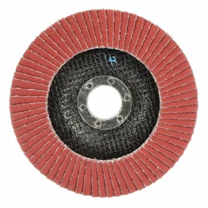 3M 969F Flap Disc, Ceramic Grain, 4 1/2 Inch Disc Diameter, 60 Abrasive Grit | CF2DVC 448F05