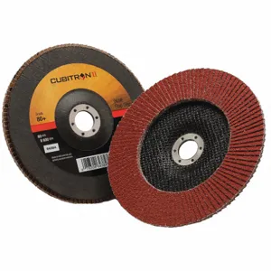 3M 969F Flap Disc, Ceramic Grain, 7 Inch Disc Diameter, 80 Abrasive Grit | CF2DQU 448D69