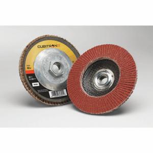 3M 969F Flap Disc, Ceramic Grain, 4 Inch Disc Diameter, 40 Abrasive Grit | CF2DUN 448D73